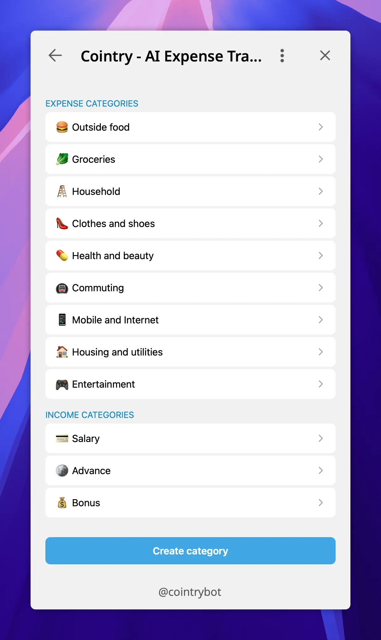 Cointry - AI Expense Tracker screenshot 2