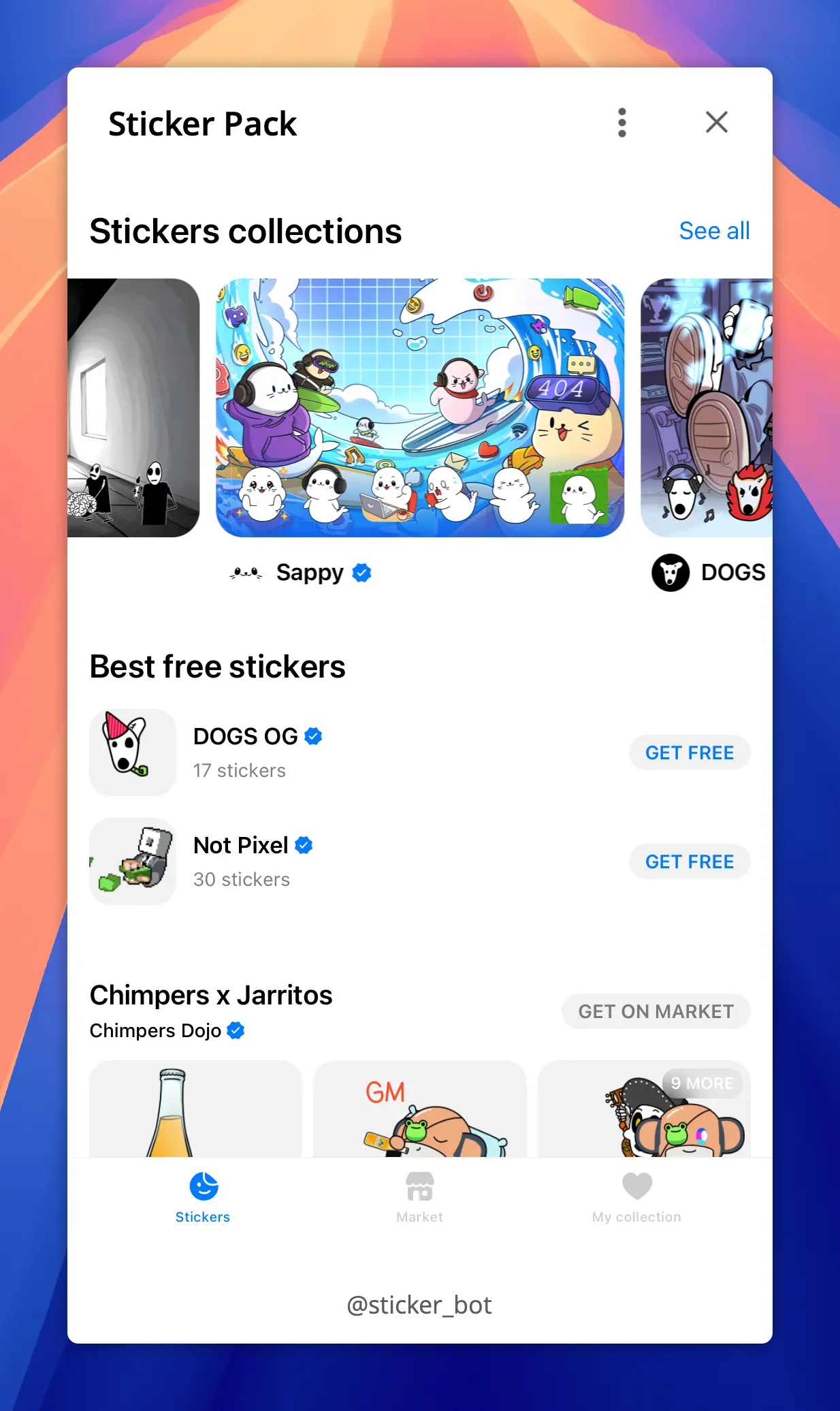Sticker Pack screenshot 1